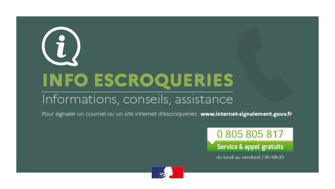 Attention aux escroqueries