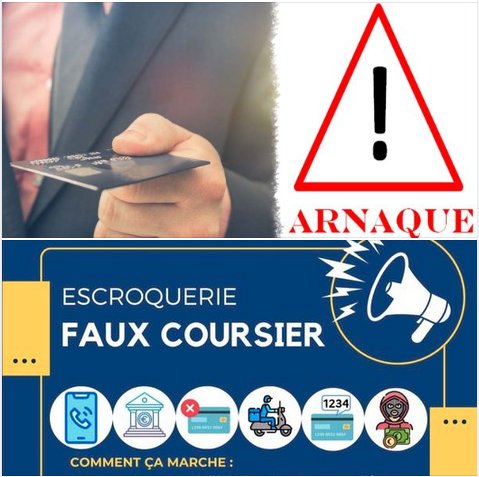 Escroquerie au faux-coursier