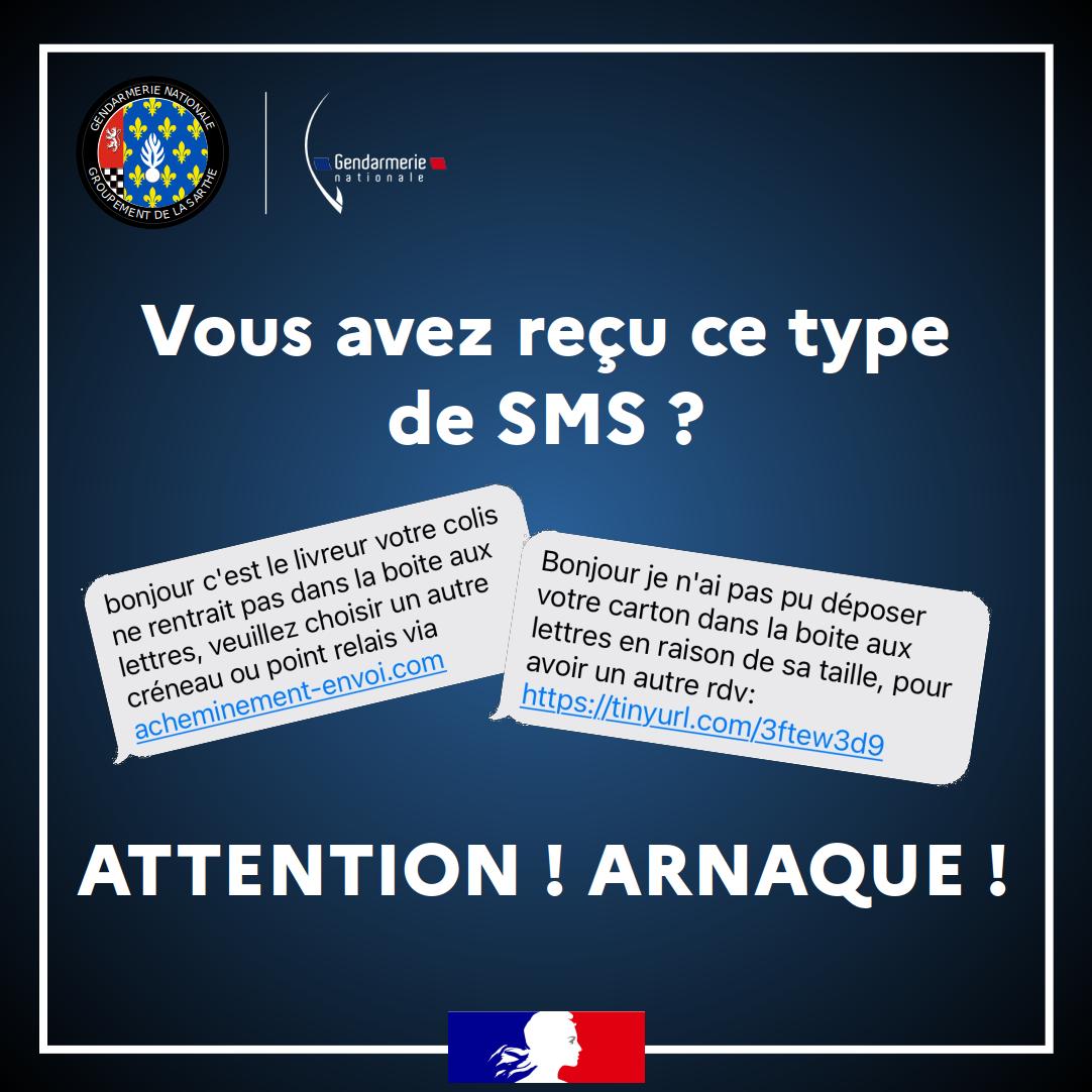 Attention aux SMS aux faux colis!