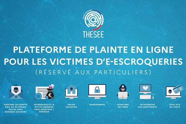 Plainte en ligne pour les arnaques sur internet.