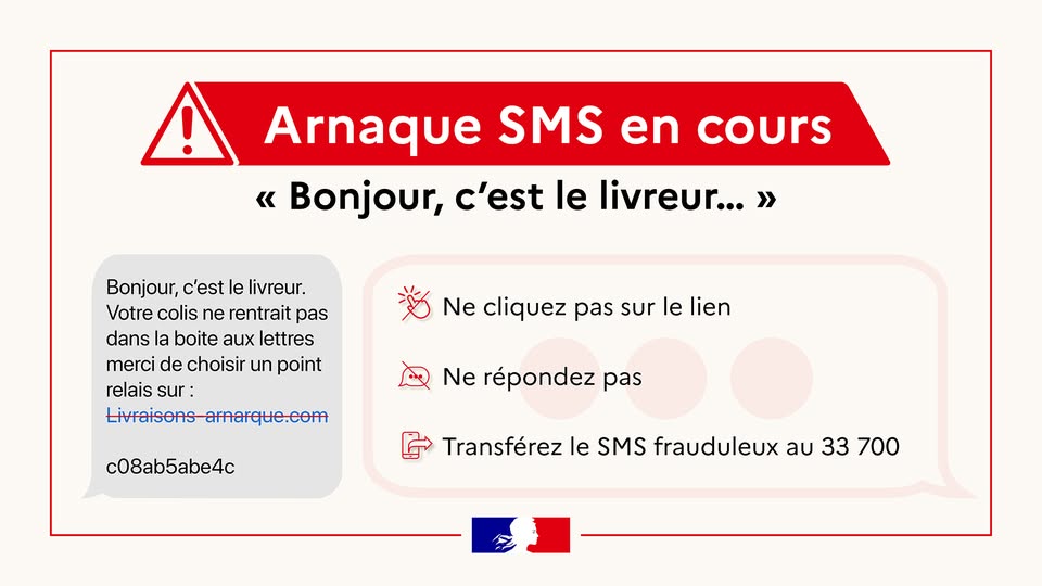 ARNAQUE A LA FAUSSE LIVRAISON