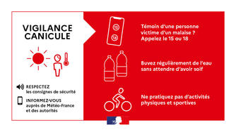 CANICULE PRENONS SOIN DES AUTRES ET DE NOS AINES