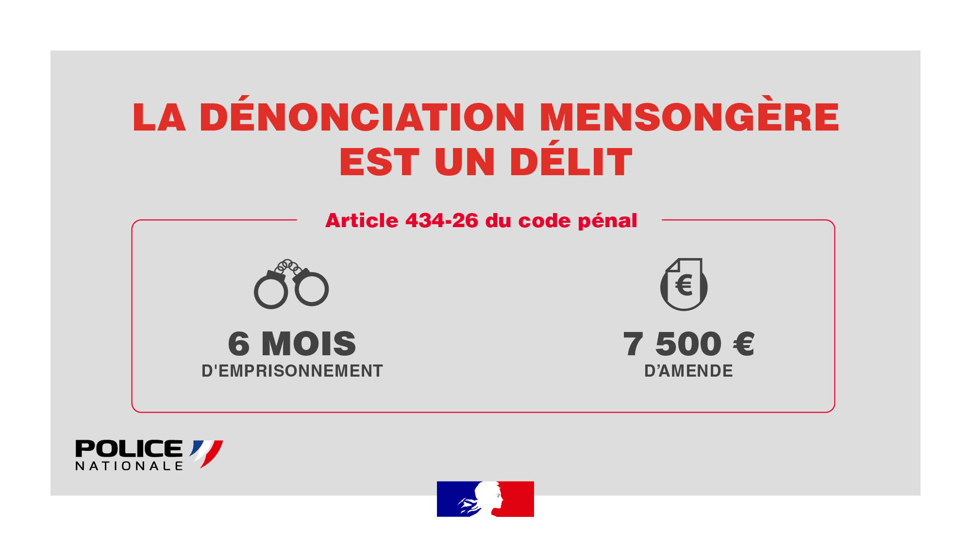 Fausses déclarations