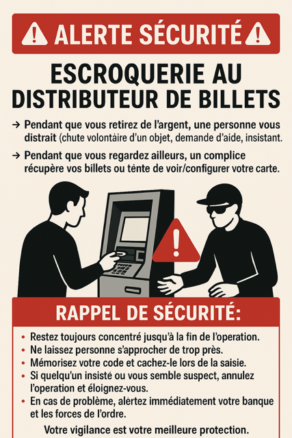 Escroquerie au distributeur de billets 