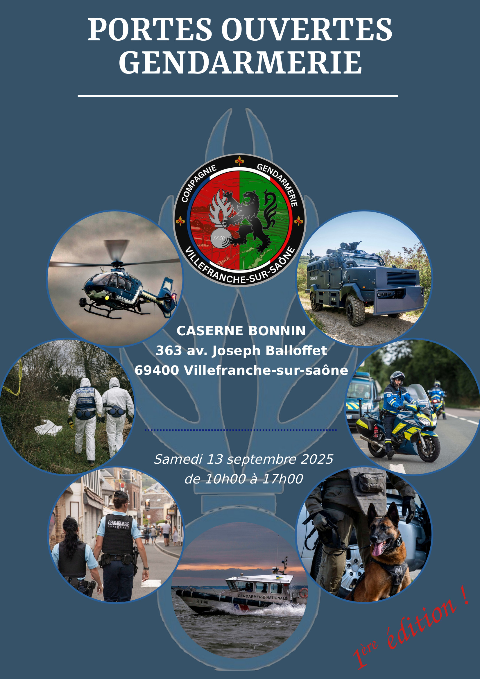 Portes ouvertes gendarmerie à Villefranche
