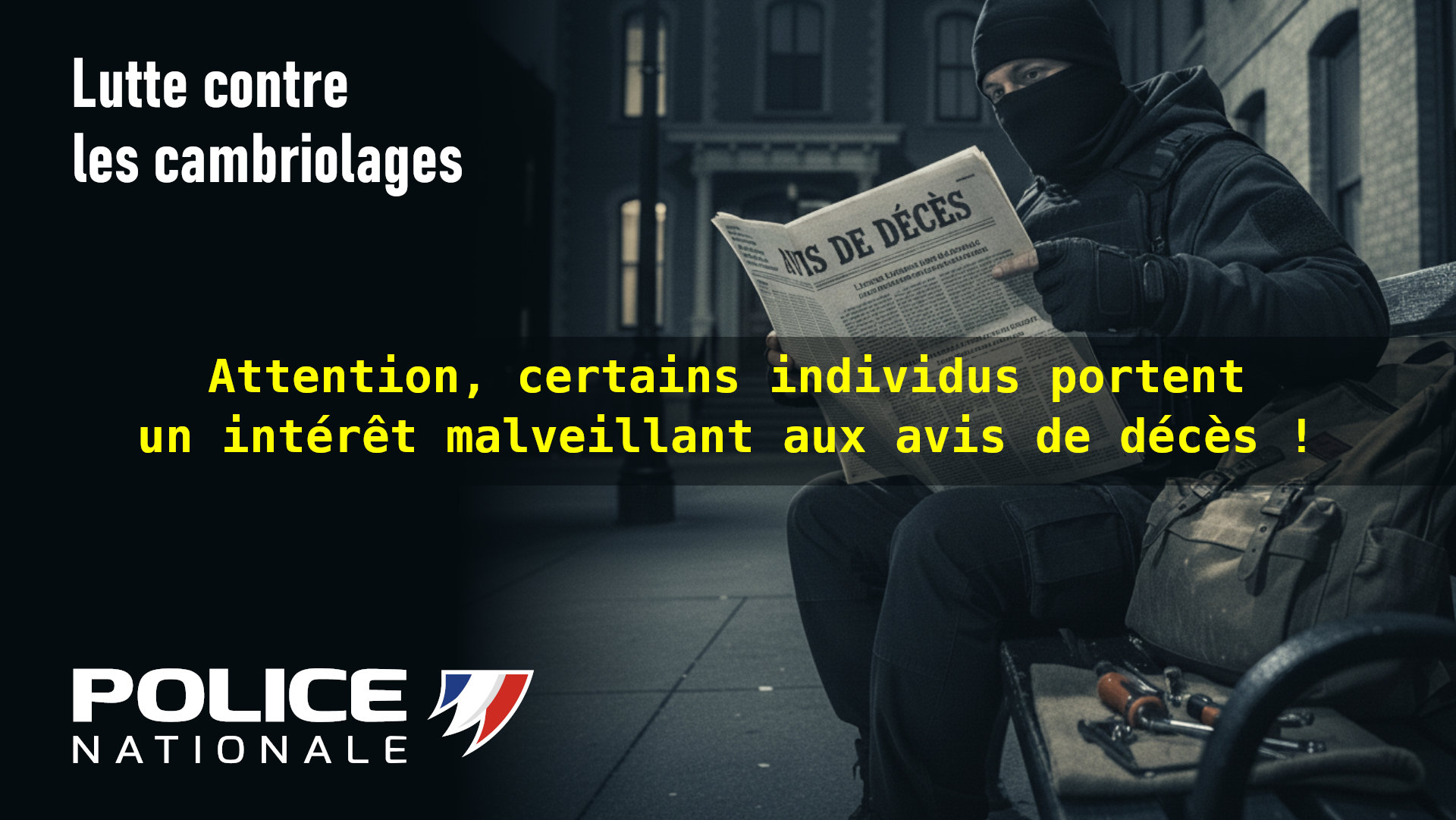 Prévention cambriolage