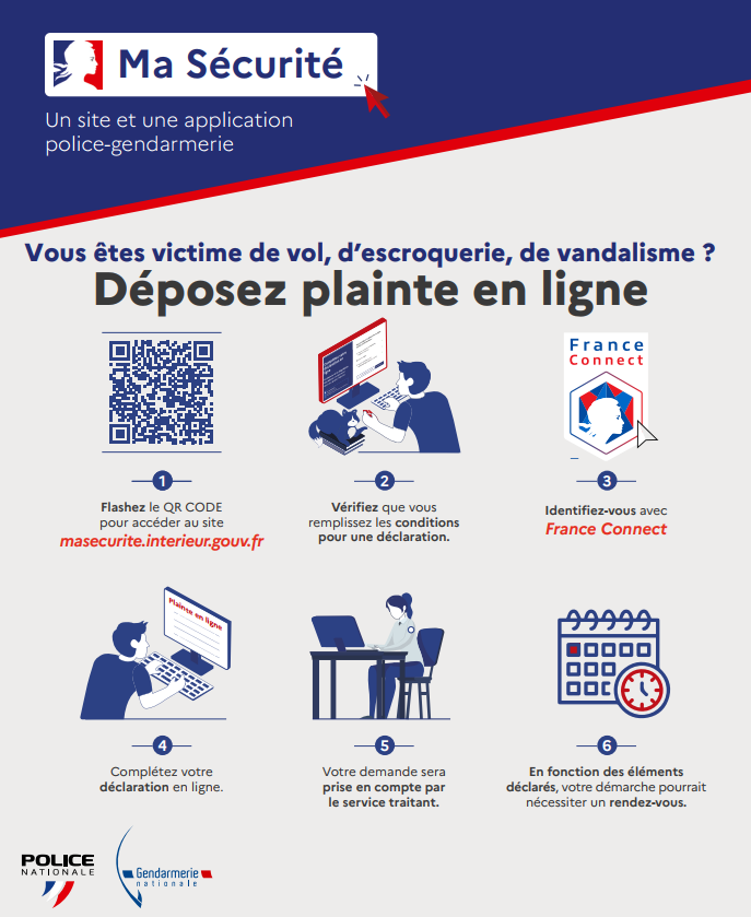La plainte en ligne est déployée depuis 1 an