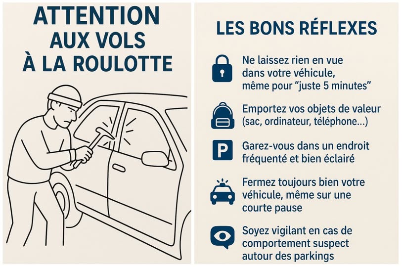 Prévention des Vols à la roulotte