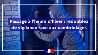Prévention - Contre les cambriolages