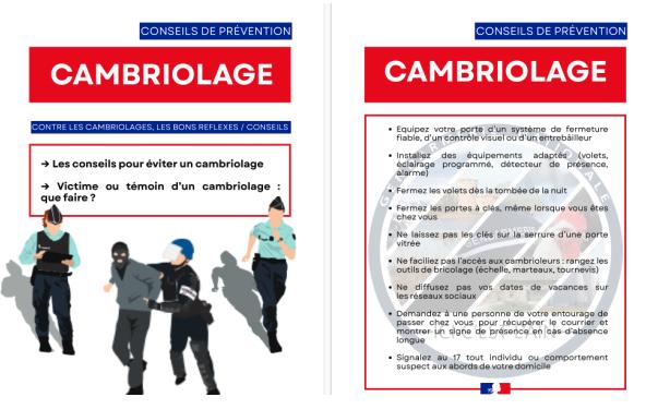 PREVENTION DES CAMBRIOLAGES