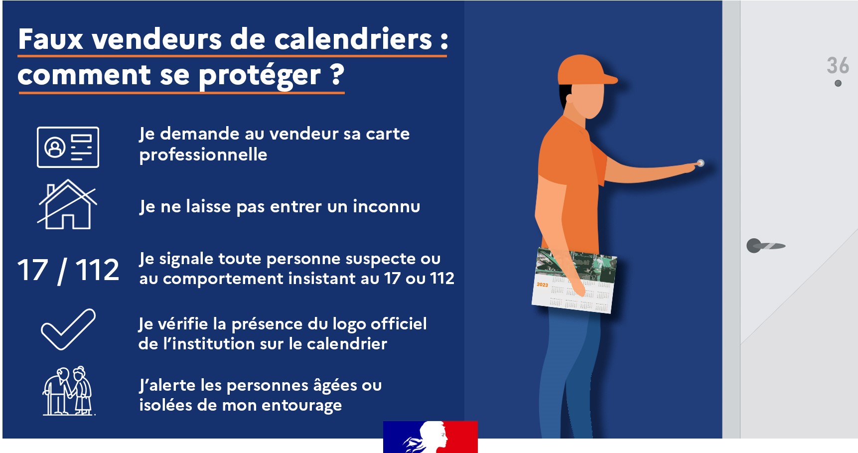 Vente de calendriers, attention !