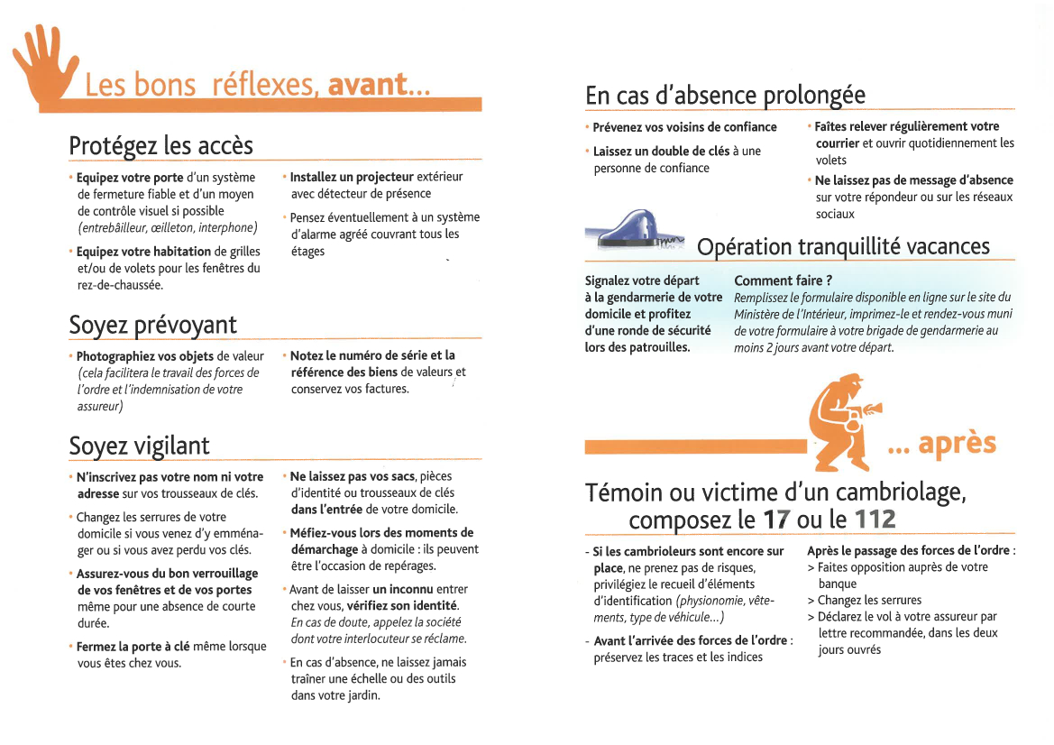 🚨 Recrudescence des cambriolages! 🏡