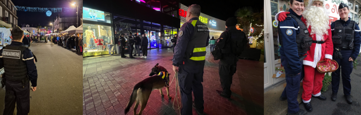Présence de la Gendarmerie de Maine-et-Loire pour les fêtes de fin d'année