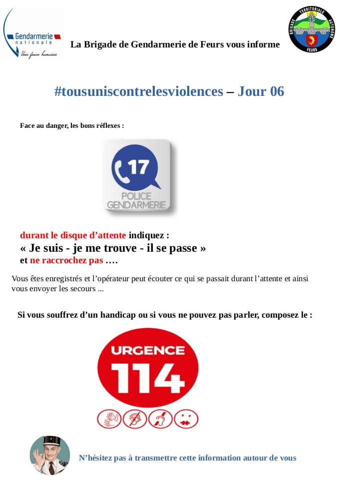 #tousuniscontrelesviolences – Jour 06