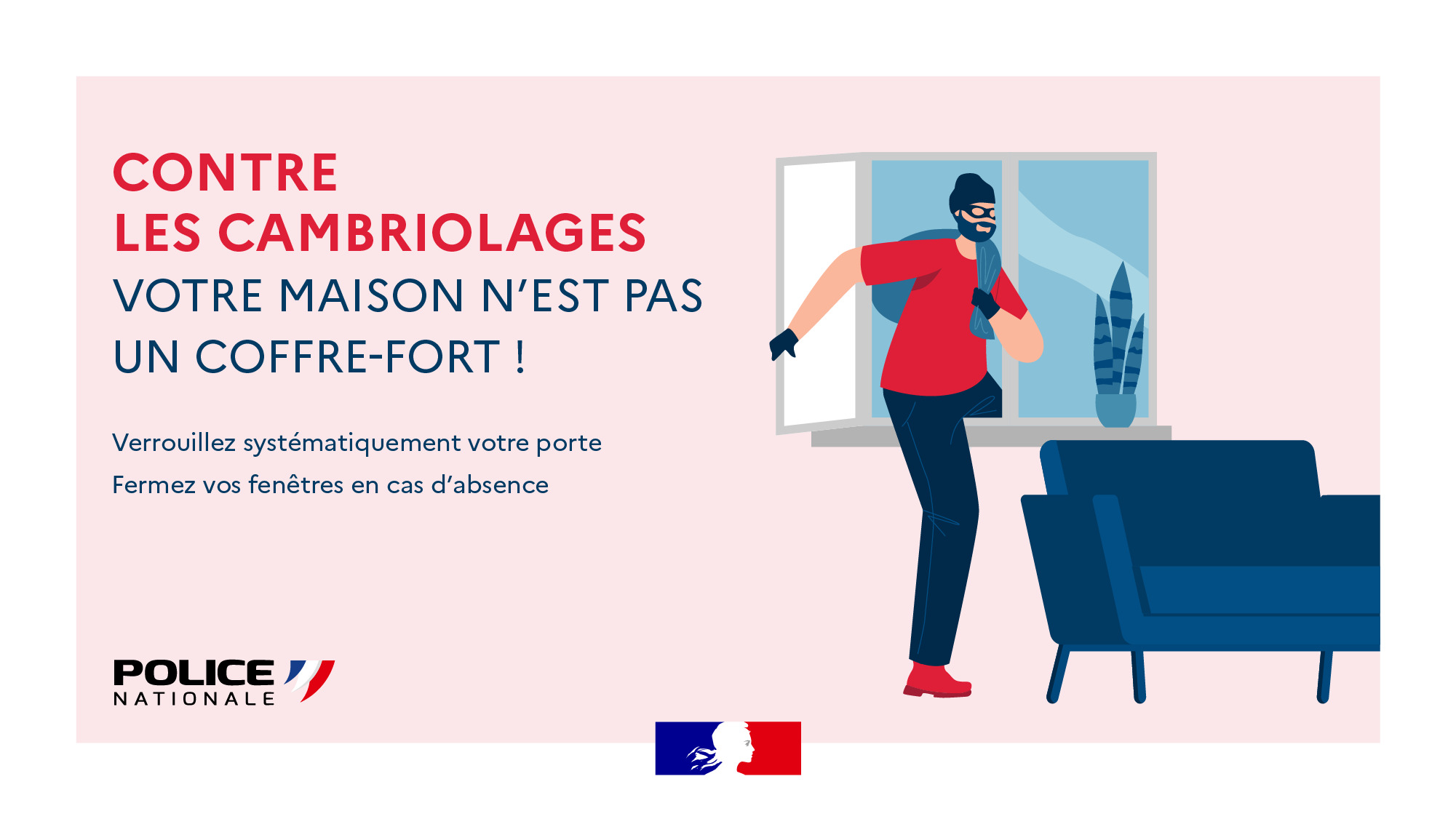 🚨 Prévention cambriolages