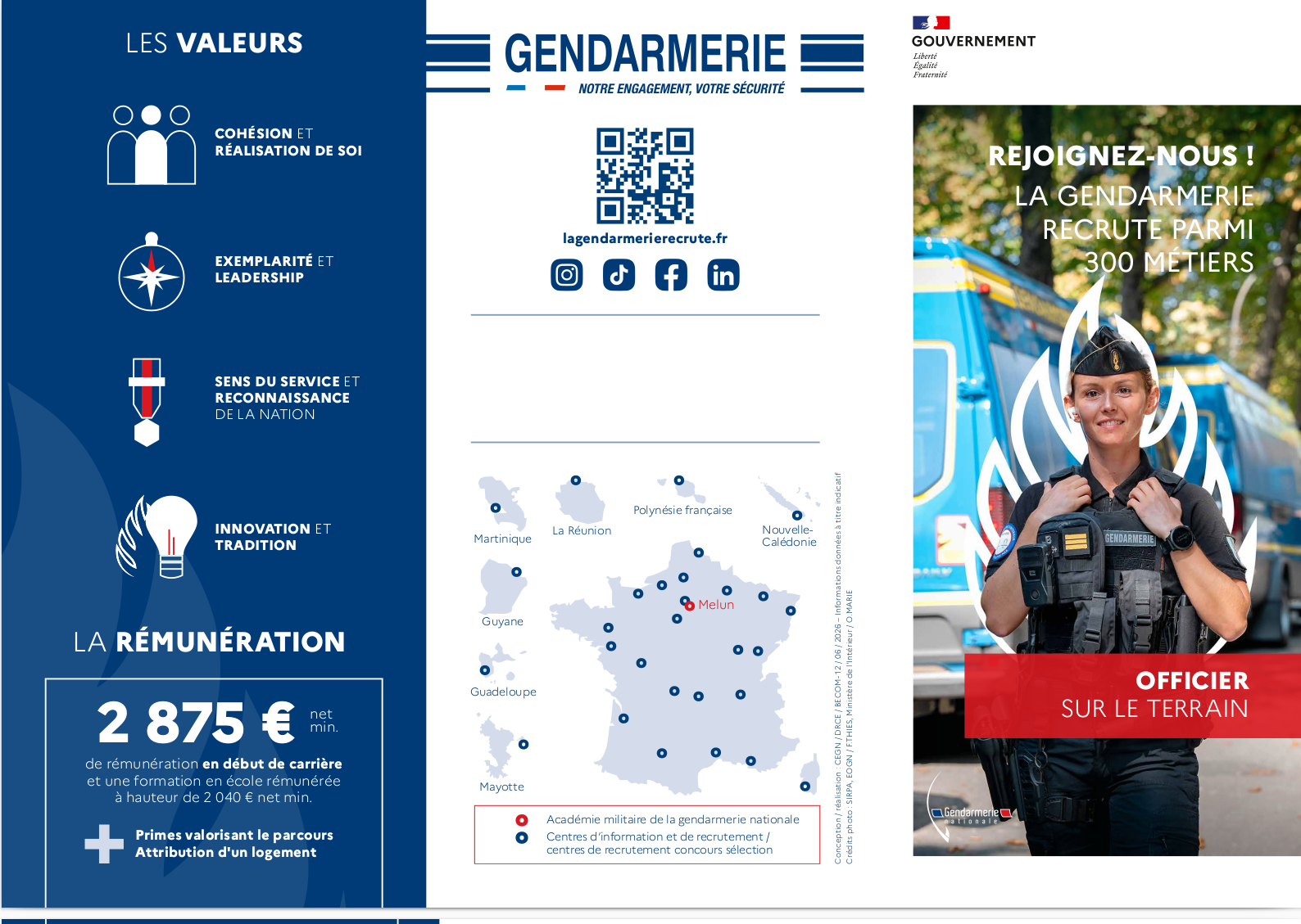 RECUTEMENT OFFICIER GENDARMERIE NATIONALE