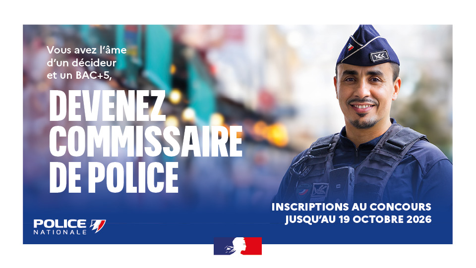 Concours externe commissaire de police 2027