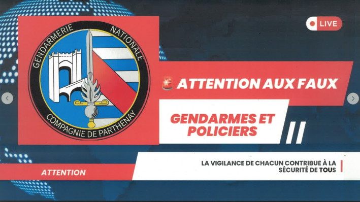 [Prévention–Arnaques aux faux gendarmes/policiers]