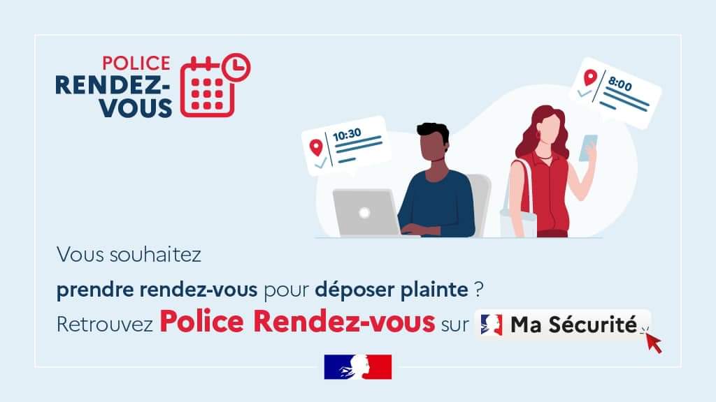 Besoin d'un rendez-vous au commissariat ?